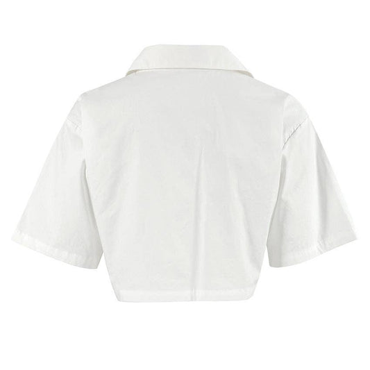 Karma Boxy Work Shirt - White