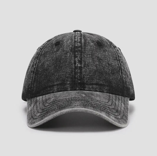 Got You Covered Vintage Wash Dad Hat - Black